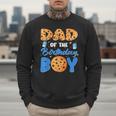 Dad Of The Birthday Boy Milk And Cookies 1 Year Old Men Sweatshirt