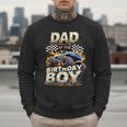 Dad Of The Birthday Boy Monster Truck Family Matching Party Men Sweatshirt