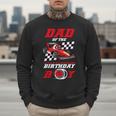Dad Of The Birthday Boy Pit Crew Race Car Matching Family Men Sweatshirt