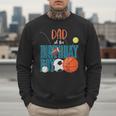 Dad Of The Birthday Boy Sports Matching Family Men Sweatshirt