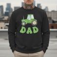 Dad Of The Birthday Boy Tractor Farm Trucks Family Party Men Sweatshirt
