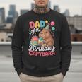 Dad Of The Birthday Capybara Boba Tea Girl Bday Party Family Men Sweatshirt