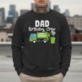Dad Birthday Crew Garbage Truck Birthday Party T-Shirt Men Sweatshirt