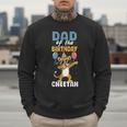 Dad Of The Birthday Girl Boy Cheetah Men Sweatshirt