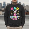 Dad Of The Birthday Girl Candy Family Bday Party Men Sweatshirt Dad Of The Birthday Girl Candy Family Bday Party Men Sweatshirt