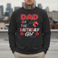 Dad Of The Birthday Girl Family Ladybug Birthday Men Sweatshirt