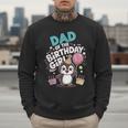 Dad Of The Birthday Girl Pesto Baby Penguin Party Men Sweatshirt