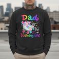 Dad Of The Birthday Girl Skater Roller Skate Family Party Men Sweatshirt