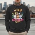 Dad Of The Birthday Girl Zoo Theme Animal Party Safari Cool Men Sweatshirt