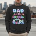 Dad Of The Birthday Mermaid Girl Family Matching Party Men Sweatshirt