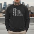 For Dad Birthday From Son Daughter Cool Small Men Sweatshirt
