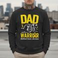 Dad Of A Childhood Cancer Warrior Childhood Cancer Awareness Men Sweatshirt