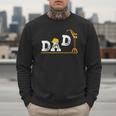 Dad Construction Excavator Family Matching Bday Party Men Sweatshirt