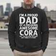 Dad Of CORA Father's Day Personalized Name Joke Men Sweatshirt