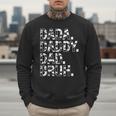 Dad Dada Daddy Bruh Papa Cow Daddy Love Cows Dad Cow Print Men Sweatshirt