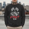 Dad Of The Fast One First Birthday Racing Car Family Men Sweatshirt