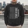 Dad Of Girls Outnumbered Fathers Day 2025 For Dad Daughters Men Sweatshirt