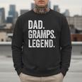Dad Gramps Legend Vintage Distressed Bold Gramps Graphic Men Sweatshirt Dad Gramps Legend Vintage Distressed Bold Gramps Graphic Men Sweatshirt
