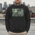 Dad Grandpa Great Grandpa Veteran Fathers Day Great Grandpa Men Sweatshirt