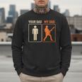 Your Dad My Dad Guitar Guitarist Rock Father's Day Men Sweatshirt