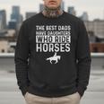Dad Of Horse Lover Equestrian Horseback Rider Men Sweatshirt