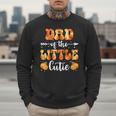 Dad Little Cutie Baby Shower Orange 1st Birthday Party Men Sweatshirt