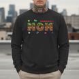 Dad And Mom Of The Birthday Boy Pixel Game Matching Family Men Sweatshirt