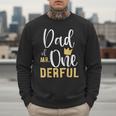 Dad Of Mr Onederful 1st Birthday First One-Derful Matching Men Sweatshirt