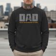 Dad Paddleboarder On SUP Paddle Board Dad Standup Paddling Men Sweatshirt