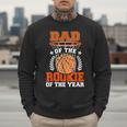 Dad Of Rookie 1st Basketball Bday Theme Matching Men Sweatshirt Dad Of Rookie 1st Basketball Bday Theme Matching Men Sweatshirt