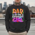 Dad Under Sea Birthday Party Girls Ocean Sea Animals Themed Men Sweatshirt