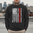 Dad Senior 2026 Proud Dad Of A Class Of 2026 Graduate Flag Men Sweatshirt