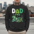 Dad Of The Three Rex Birthday Dinosaur Family Matching Men Sweatshirt