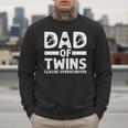 Dad Of Twins Classic Overachiever Cool Twin Dad Men Sweatshirt