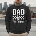 Dad Two The Bone Skeleton Hand 2nd Birthday Boy Girl Men Sweatshirt Dad Two The Bone Skeleton Hand 2nd Birthday Boy Girl Men Sweatshirt