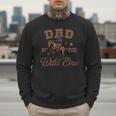Dad Of The Wild One Cowboy Western Rodeo Party Matching Men Sweatshirt
