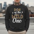 Dad Of The Wild One Zoo Themed 1st Birthday Party Men Sweatshirt
