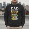 Dad Of The Wild Seven Animal Safari 7th Birthday Party Men Sweatshirt Dad Of The Wild Seven Animal Safari 7th Birthday Party Men Sweatshirt
