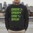 Dada Daddy Dad Bruh Father's Day Game Pixel Men Sweatshirt