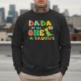 Dada Of The One-A-Saurus 1st Birthday Boy Dinosaur Family Men Sweatshirt