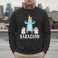 Dadacorn Unicorn Lover Tee For Papa Dad And Kid Men Sweatshirt