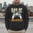 Daddy Again Leveled Up To Dad Of 2 Gamer Dad Level Unlocked Men Sweatshirt Daddy Again Leveled Up To Dad Of 2 Gamer Dad Level Unlocked Men Sweatshirt