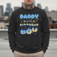 Daddy Of The Bday Boy Blue Dog Theme Party Family Matching Men Sweatshirt Daddy Of The Bday Boy Blue Dog Theme Party Family Matching Men Sweatshirt
