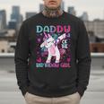 Daddy Of The Birthday Girl Dabbing Unicorn Dad Daddy Small Men Sweatshirt