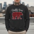 Daddy Dad Bear Pajama Red Buffalo Xmas Family Christmas Men Sweatshirt