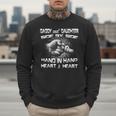 Daddy Daughter Fist Bump Matching Father's Day Best Dad Men Sweatshirt