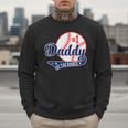 Daddy Of Rookie 1st Birthday Baseball Theme Matching Party Men Sweatshirt