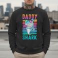 Daddy Shark Retro Vintage Dad Men Sweatshirt Daddy Shark Retro Vintage Dad Men Sweatshirt