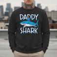 Daddy SharkShirt Fathers Day Family Matching Dad Men Sweatshirt