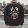Daddy Of The Two Fast Second Birthday Racing Car Family Men Sweatshirt